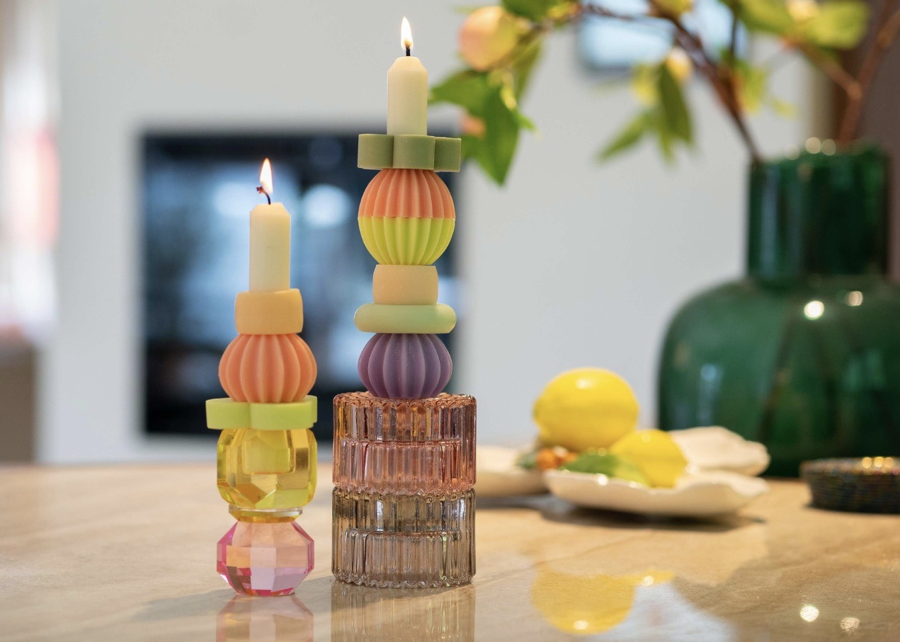 Untitled design - 3 Κερί Luminlique Small (ø2,2×15 εκ.) – διακοσμητικό κερί τραπεζιού