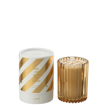 J-Line Κερί Golden Glow – oriental άρωμα Sunlit Sands