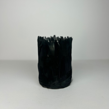 Large Black Feather Candle – πολυτελές κερί σόγιας με μαύρα φτερά