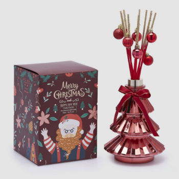 EDG Tree Diffuser Cinnamon 950ml με glitter sticks και χρυσά στολίδια