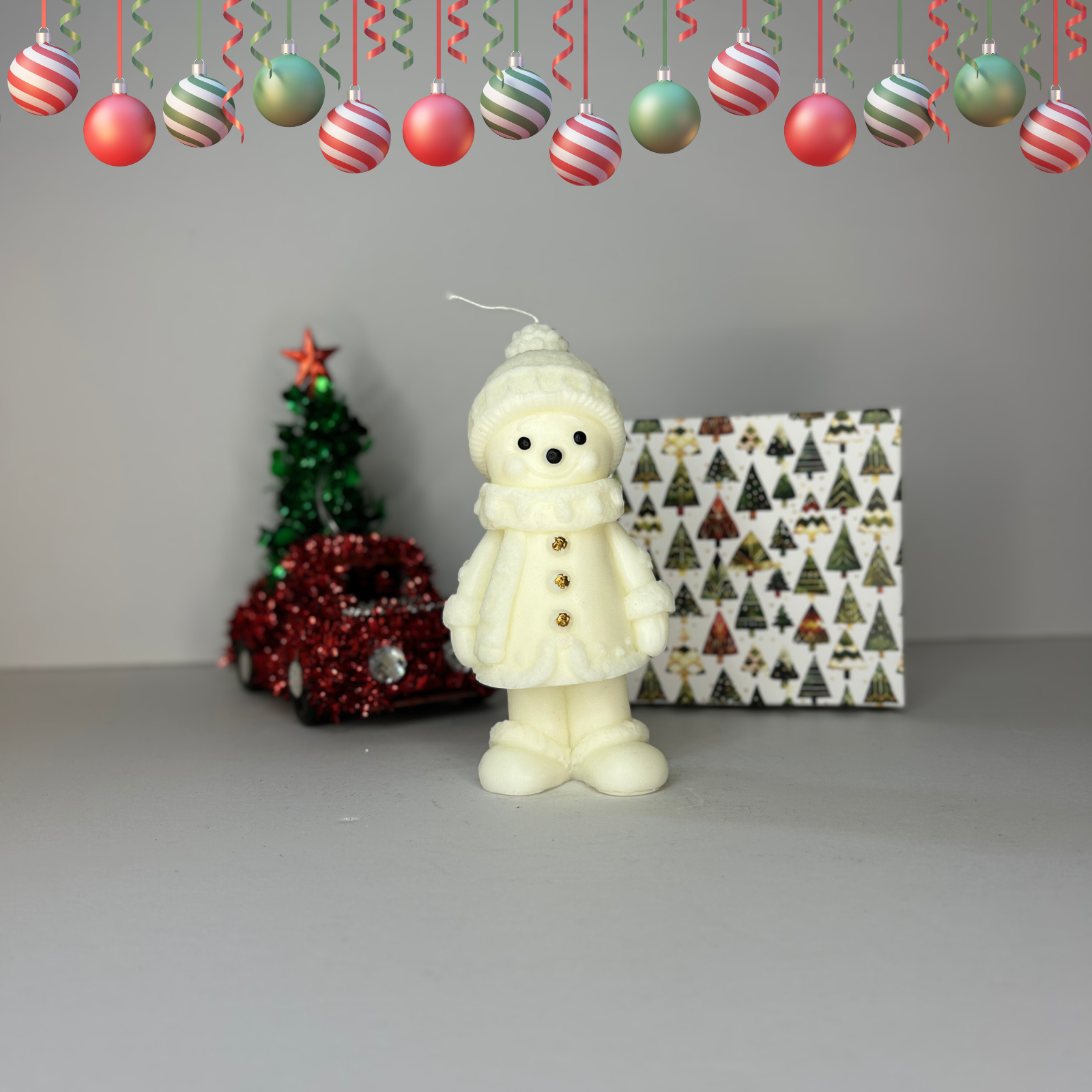 20 Κερί Snow Boy με άρωμα Christmas από τη Candle Tales