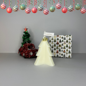 Χριστουγεννιάτικο κερί δέντρο με μεταλλικό 2026 Candle Tales