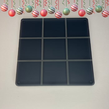 Χριστουγεννιάτικη τρίλιζα plexiglass ταμπλό σε σκούρο χρώμα