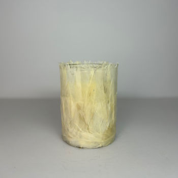 Large White Feather Candle – αρωματικό κερί σόγιας Candle Tales