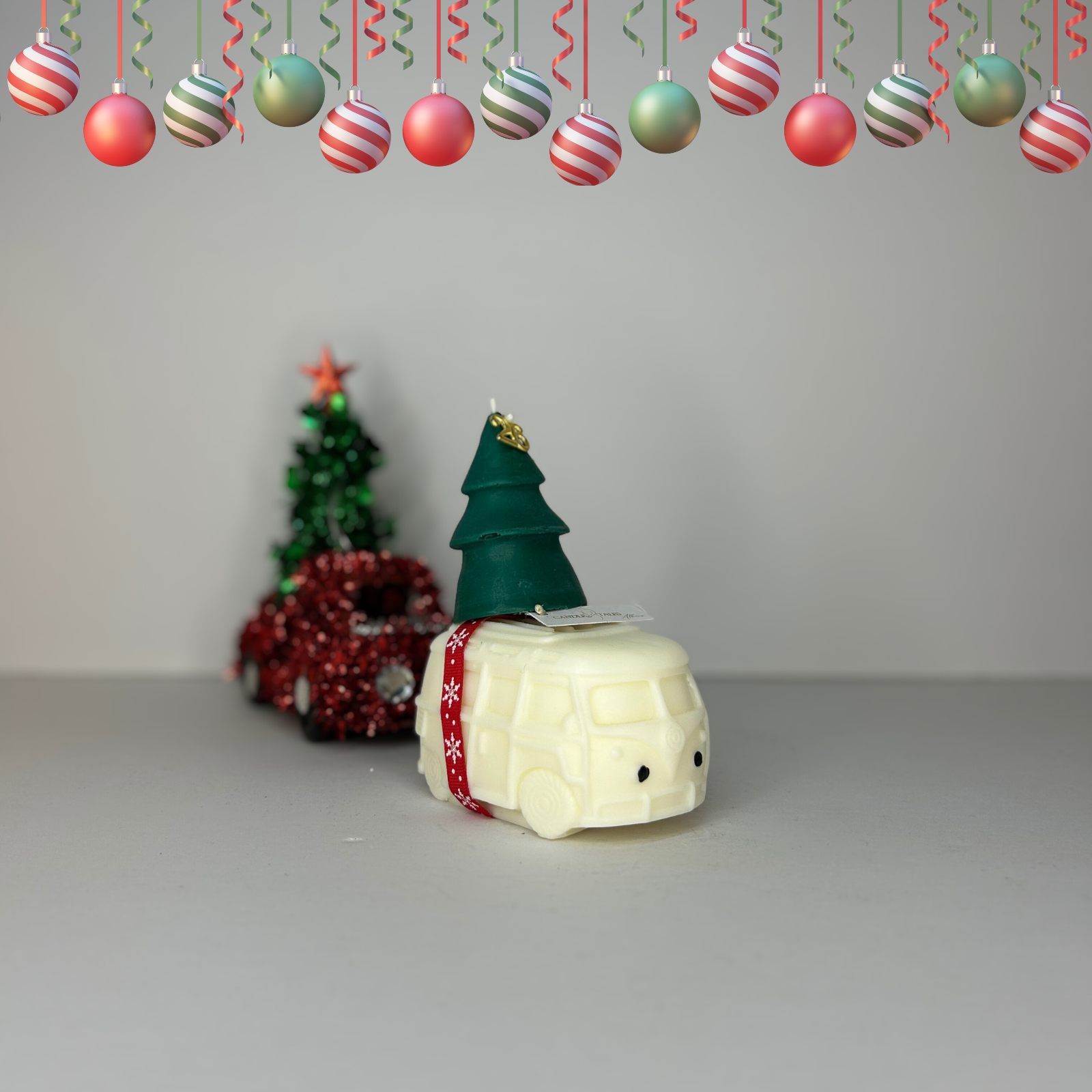 5 Κερί Βανάκι με Χριστουγεννιάτικο Δέντρο Candle Tales