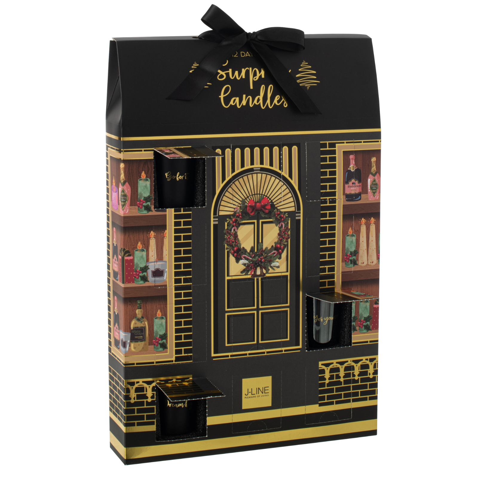 3 advent calendar με 12 αρωματικά κεριά έκπληξη